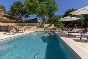 Ferienhaus mit Privatpool für 7 Personen ca 160 qm in Sveti Bartul, Istrien Bucht von Raša
